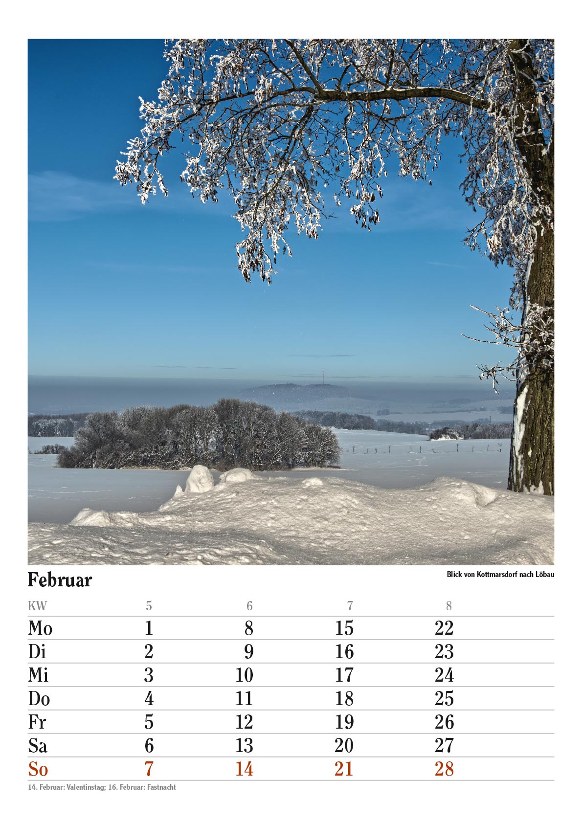 Oberlausitz Kalender Koline Werbung kalender 2021 ab mai