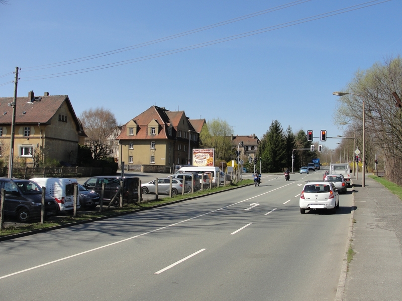 Löbau Laubaner Str. (B6), stadteinwärts, links