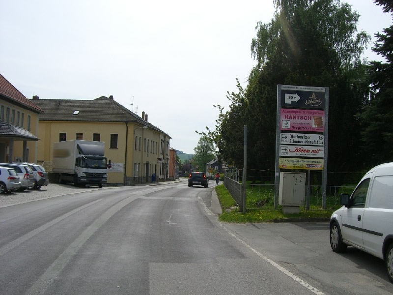 Eibau Hauptstrasse, (B96) Ri Zittau, rechts quer zur Fahrbahn geg. Gemeinde